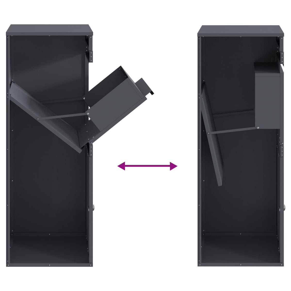 Boîte de dépôt de colis Arno – Anthracite