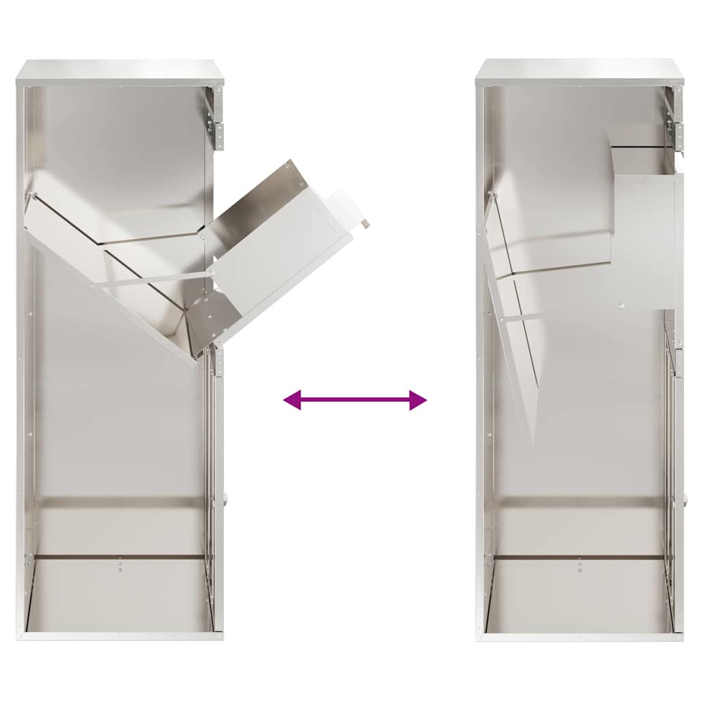 Boîte de dépôt de colis Arno – Acier inoxydable