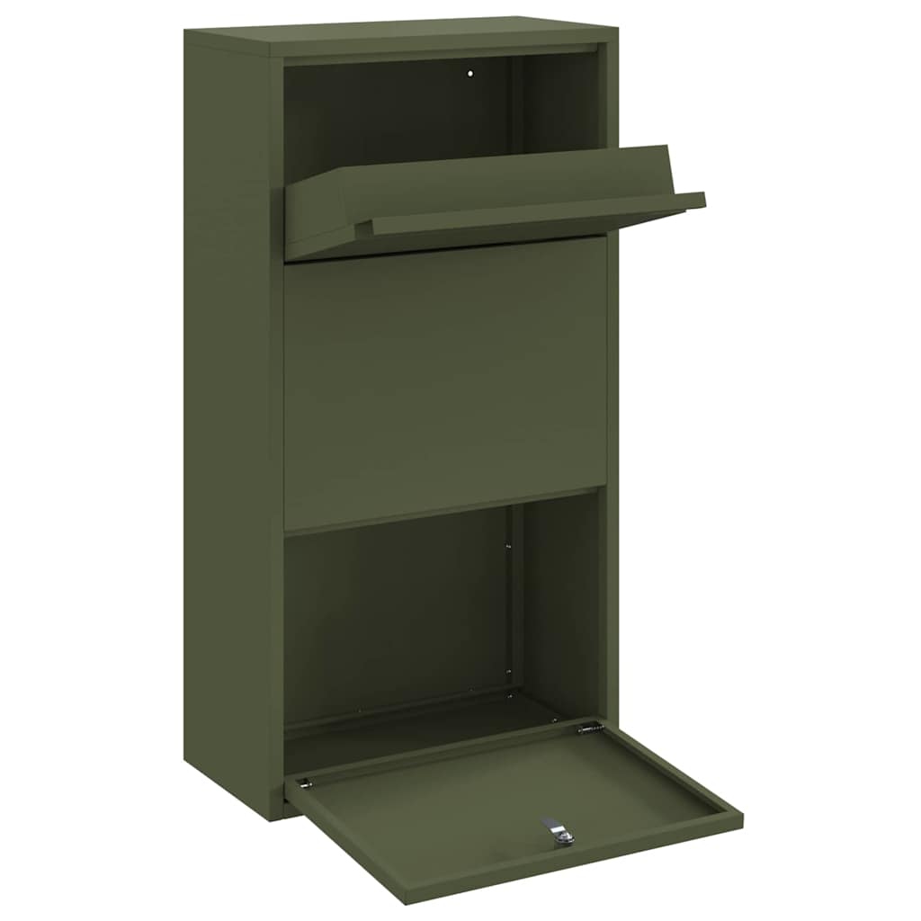 Boîte de dépôt de colis Solen – Vert olive