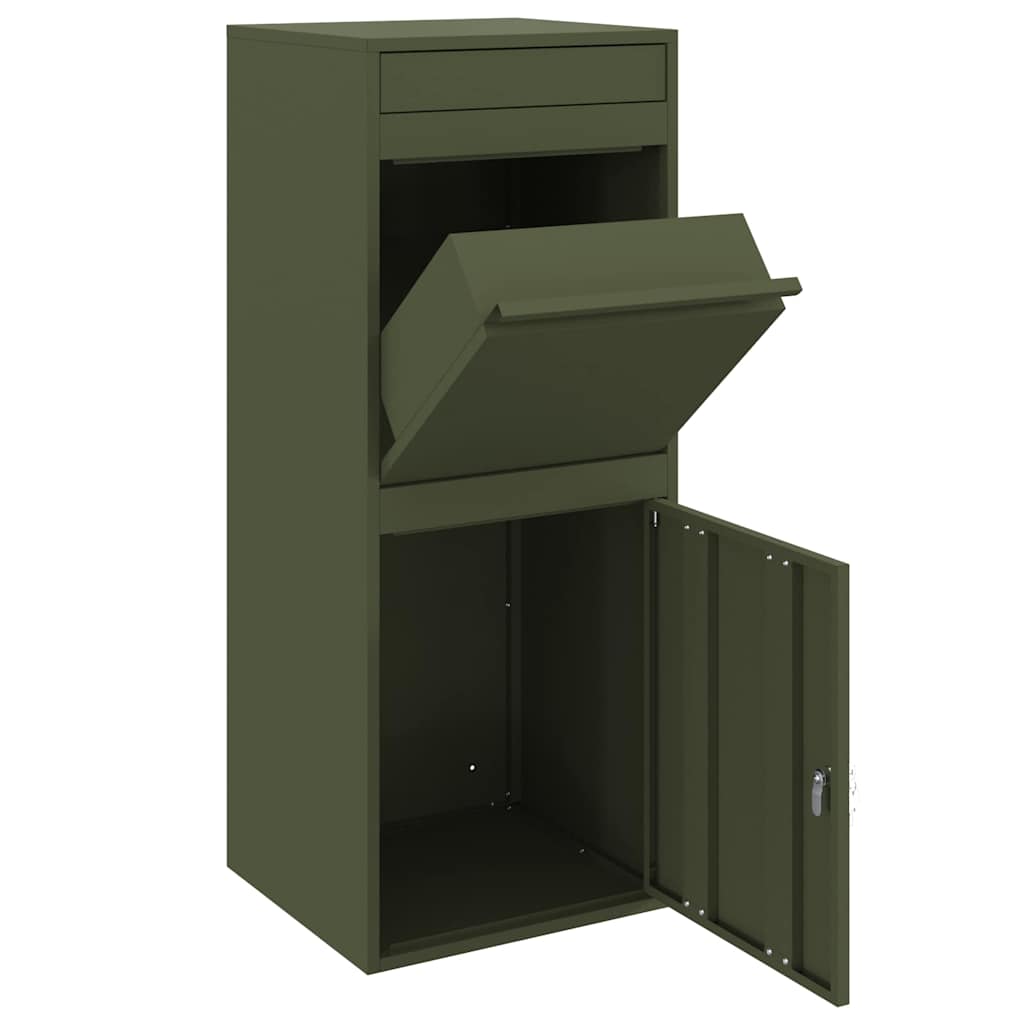 Boîte de dépôt de colis Arno – Vert olive