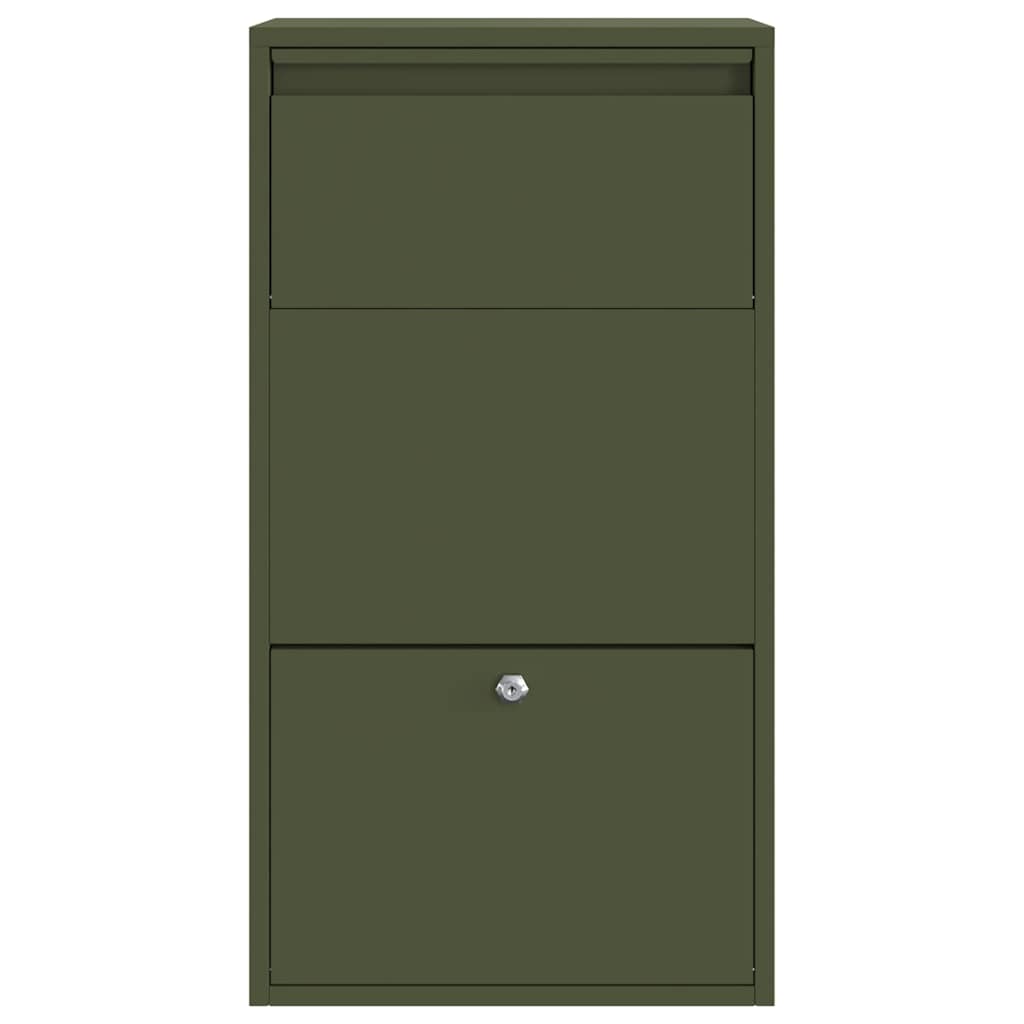 Boîte de dépôt de colis Solen – Vert olive