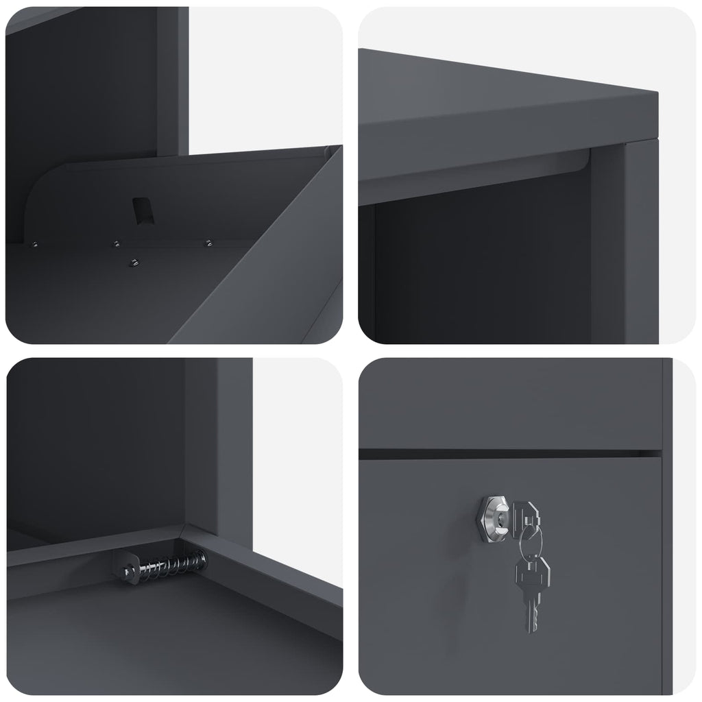 Boîte de dépôt de colis Solen – Anthracite