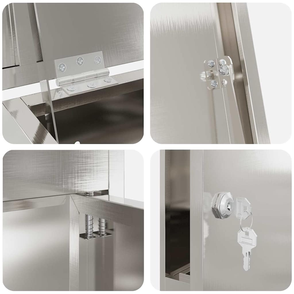 Boîte de dépôt de colis Norin – Acier inoxydable