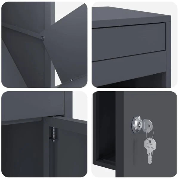 Boîte de dépôt de colis Arno – Anthracite