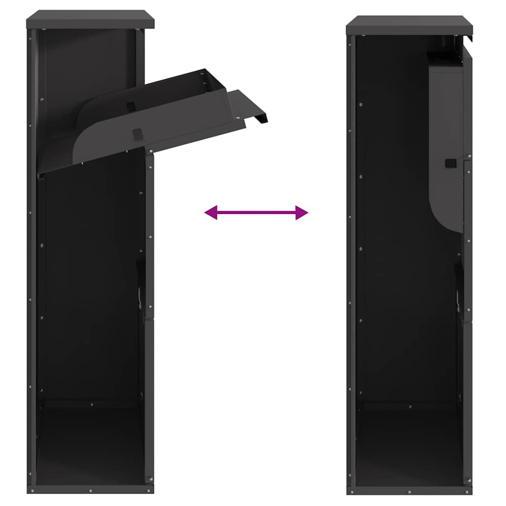 Boîte de dépôt de colis Solen – Noir