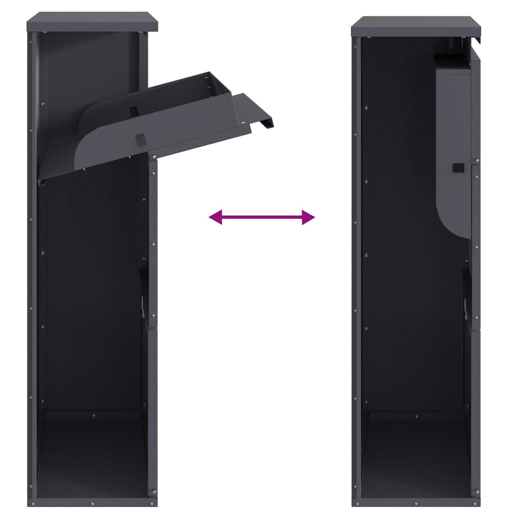 Boîte de dépôt de colis Solen – Anthracite