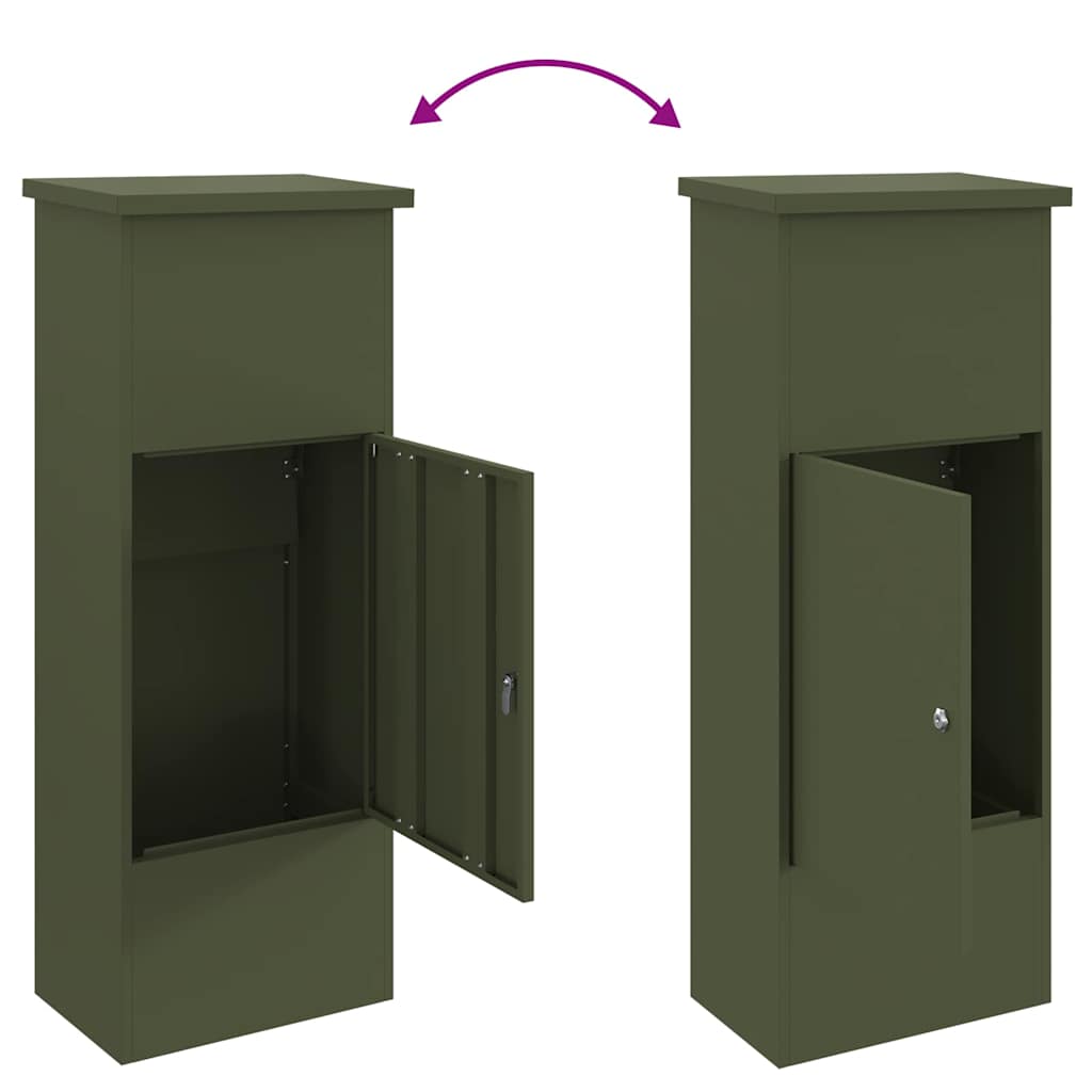 Boîte de dépôt de colis Norin – Vert olive