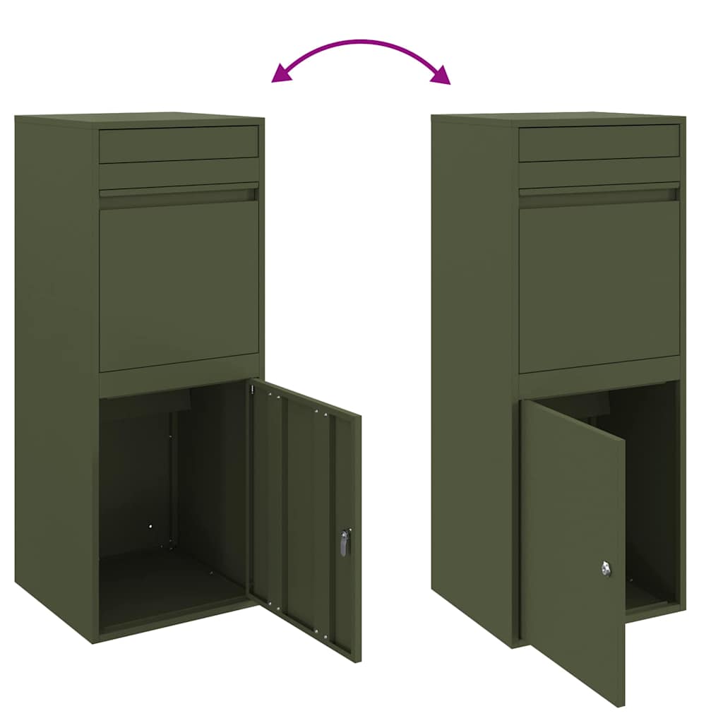 Boîte de dépôt de colis Arno – Vert olive